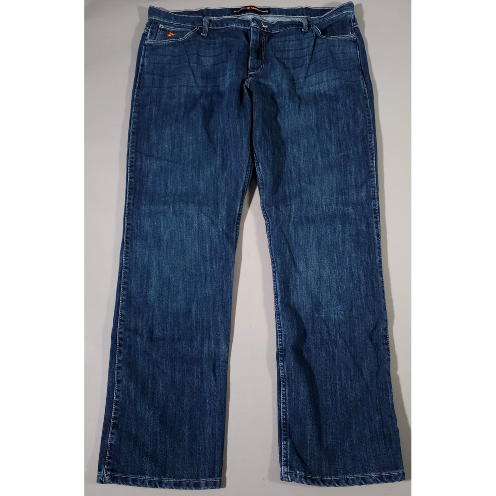 Wrangler Jeans Women 19x34 Blue Flame Resistant FR FRW10RN HRC2‎ Workwear